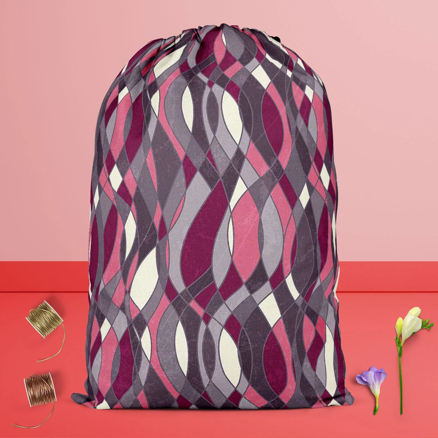 Abstract Grunge Art Reusable Sack Bag | Bag for Gym, Storage, Vegetable & Travel