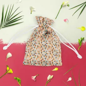 Abstract Retro D2 Pouch Wrist Potli Bag | Bag for Weddings & Casual Parties