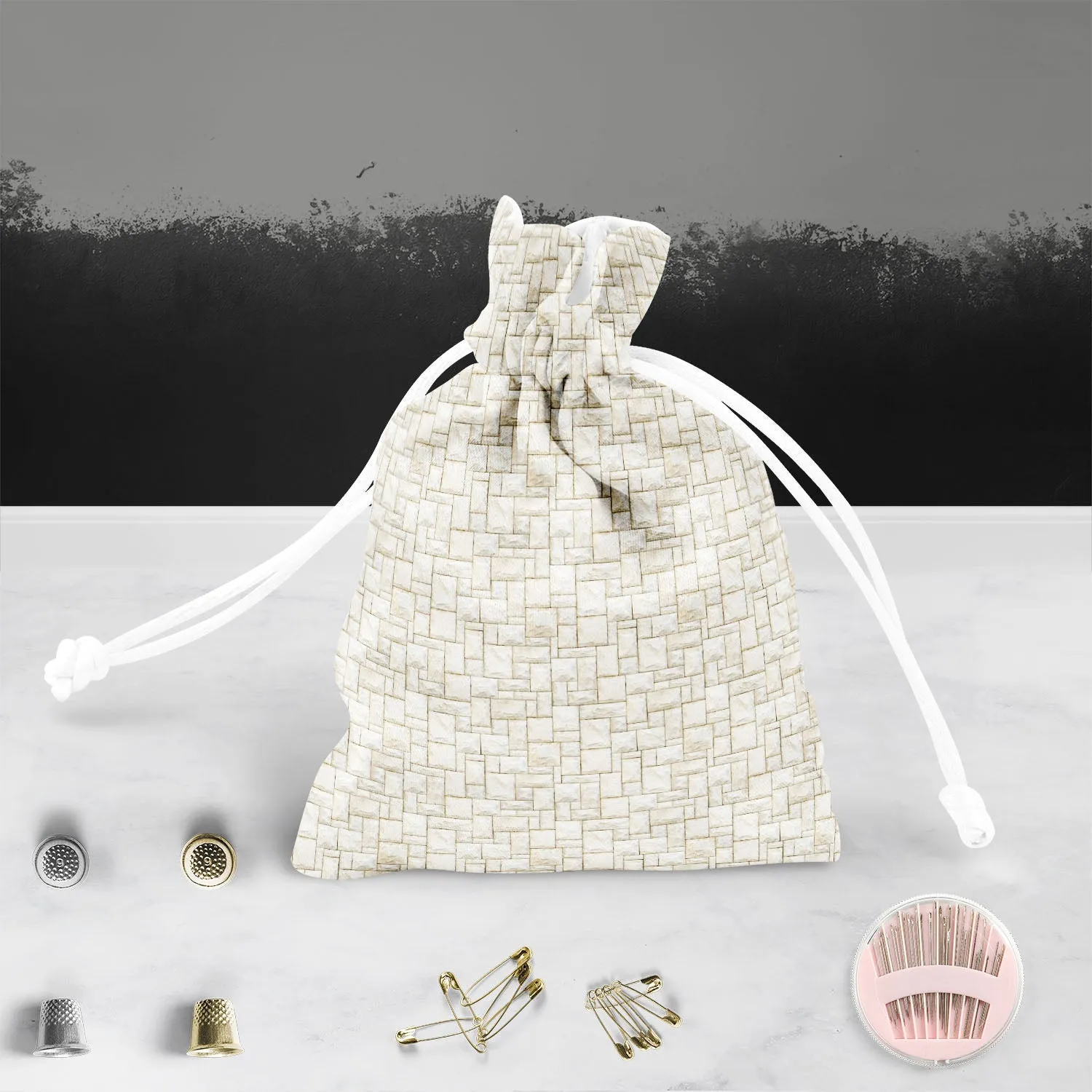 Abstract Surface D1 Pouch Wrist Potli Bag | Bag for Weddings & Casual Parties