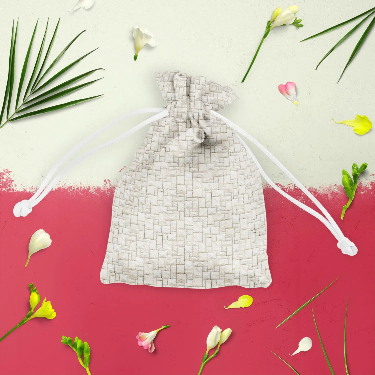 Abstract Surface D1 Pouch Wrist Potli Bag | Bag for Weddings & Casual Parties