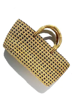 African Market Slim Tote Bag