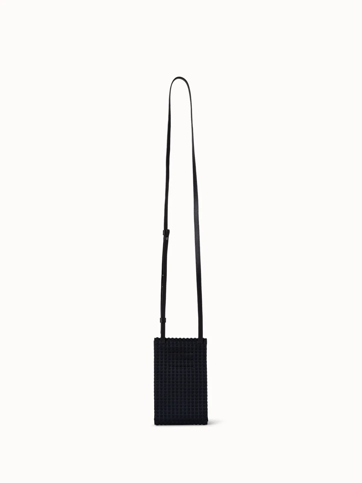 Anouk Phone Pouch in Techno Trapezoid Fabric