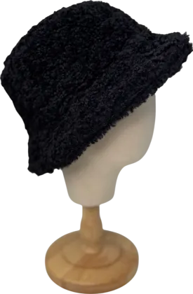 Apparis Faux-fur Bucket Hat In Black One Size
