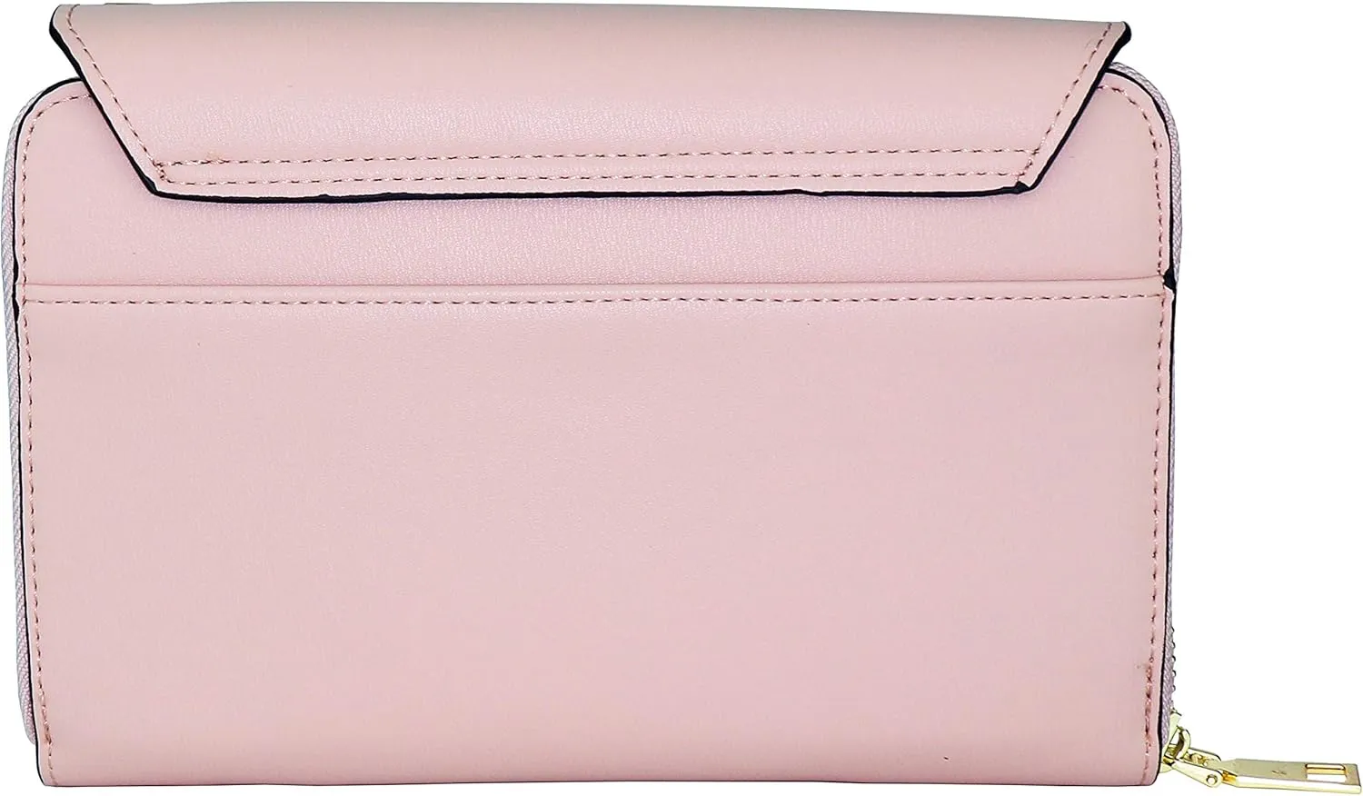 B BRENTANO Vegan Envelope Clutch Wallet Crossbody Purse with Chain Strap