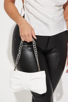Bella Bow Handbag - White