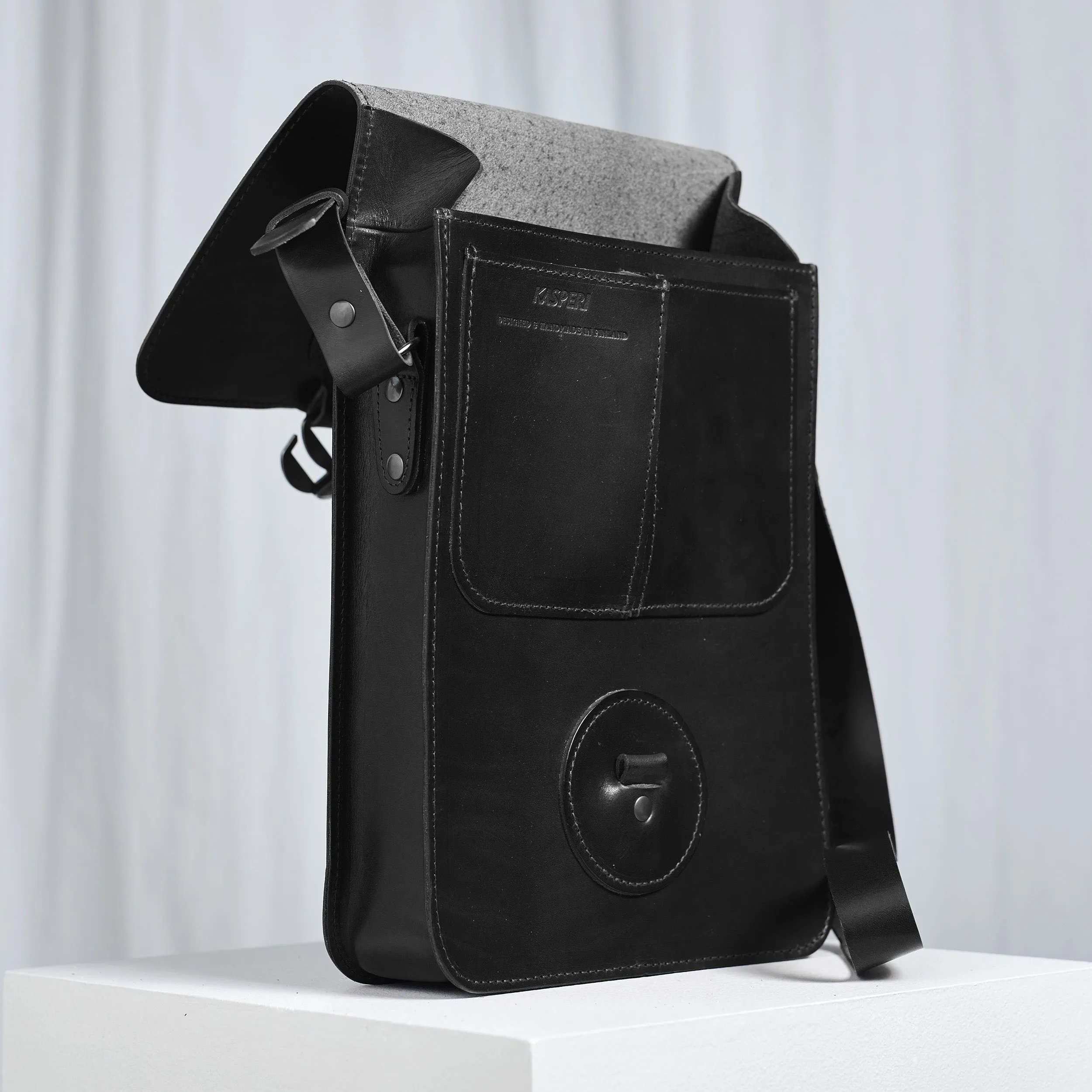 Black A4 Field Satchel