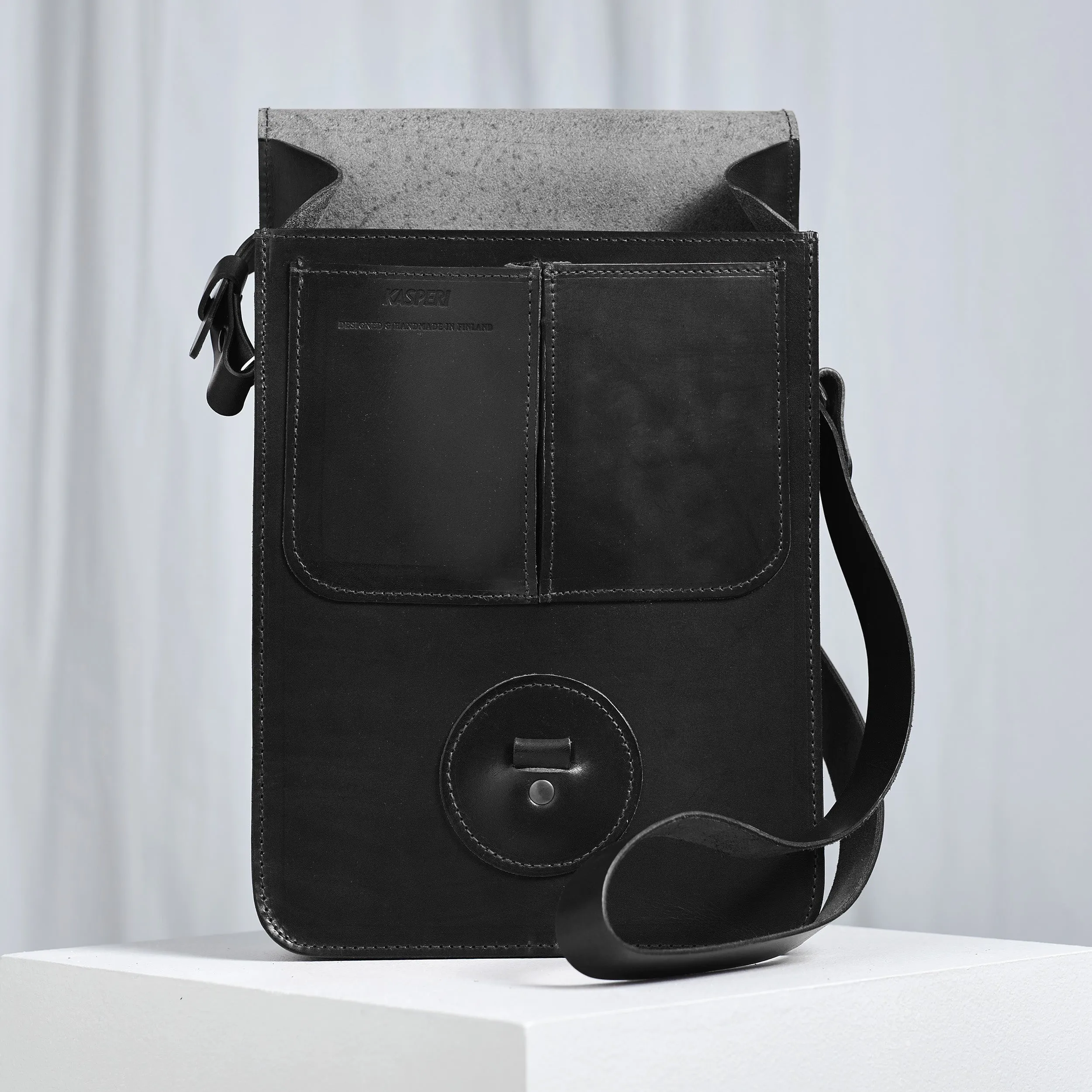 Black A4 Field Satchel