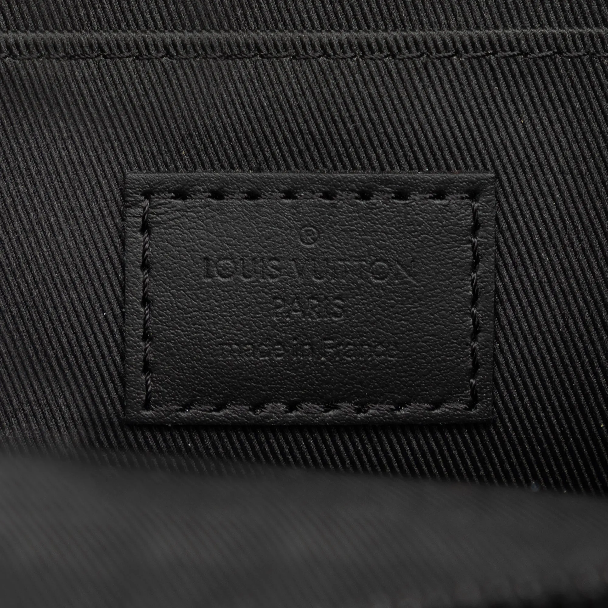 Black Louis Vuitton Aerogram Phone Pouch Crossbody Bag