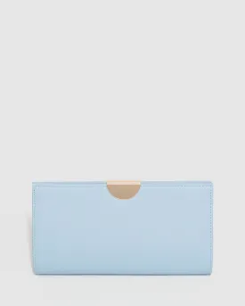 Blue Carlie Clutch Bag