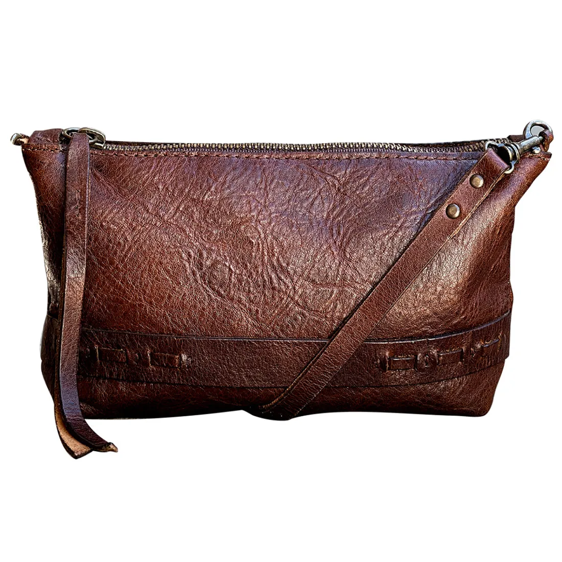 BORSA Convertible Leather Crossbody Bag