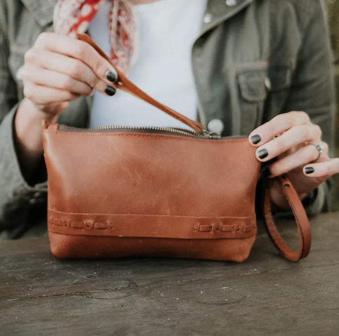 BORSA Convertible Leather Crossbody Bag