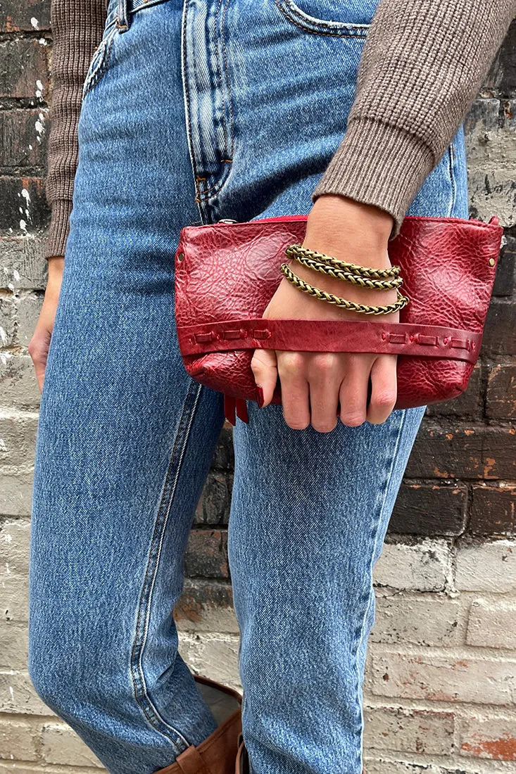 BORSA Convertible Leather Crossbody Bag