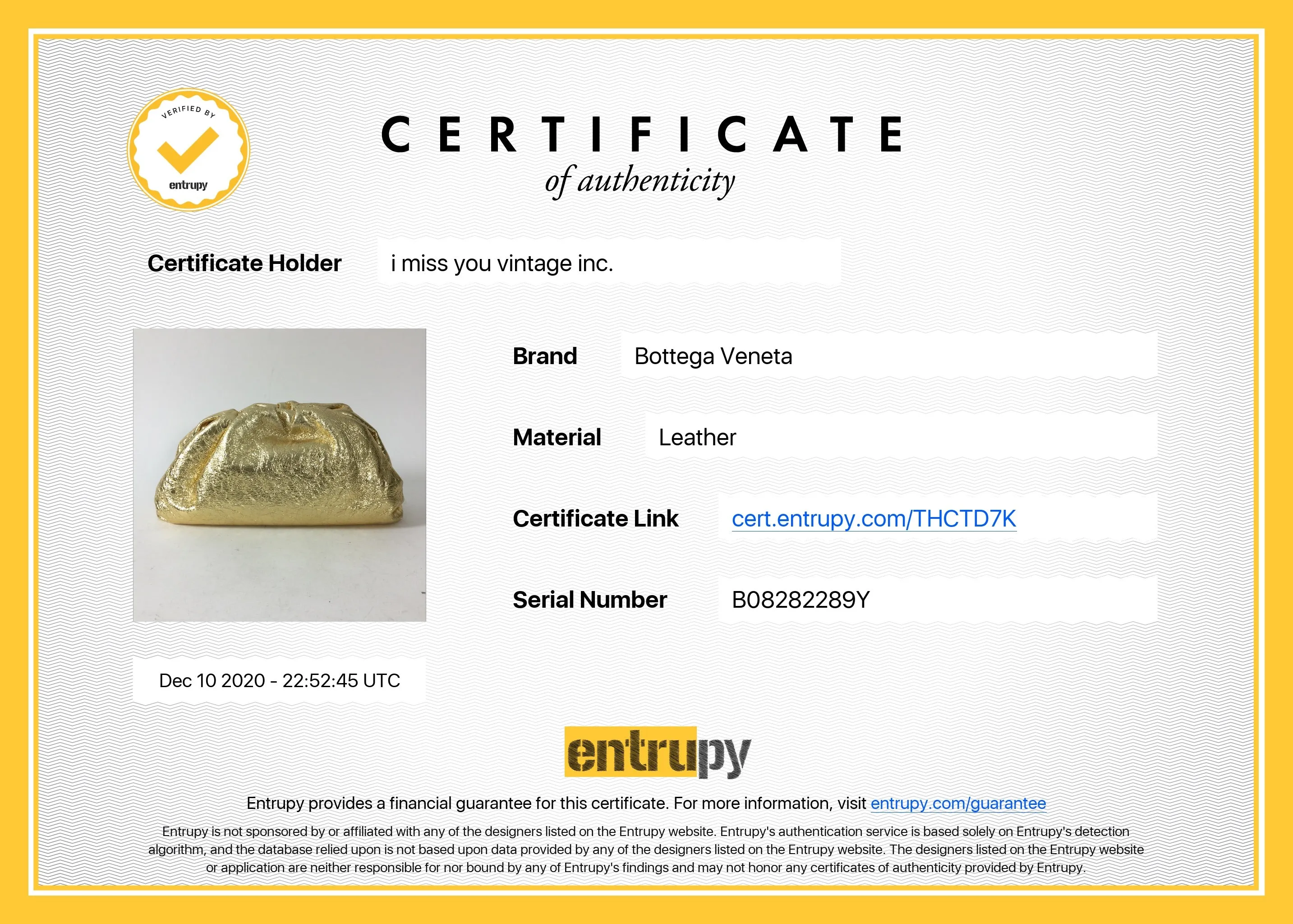 Bottega Veneta Gold Oro Wrinkle Large Leather The Pouch Clutch Bag