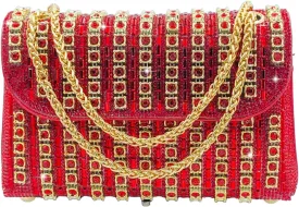 Boutique De FGG Rhinestone Clutch Purse Sparkling Diamond Women Evening Bags and Clutches Party Wedding Crystal Clutch,Mini