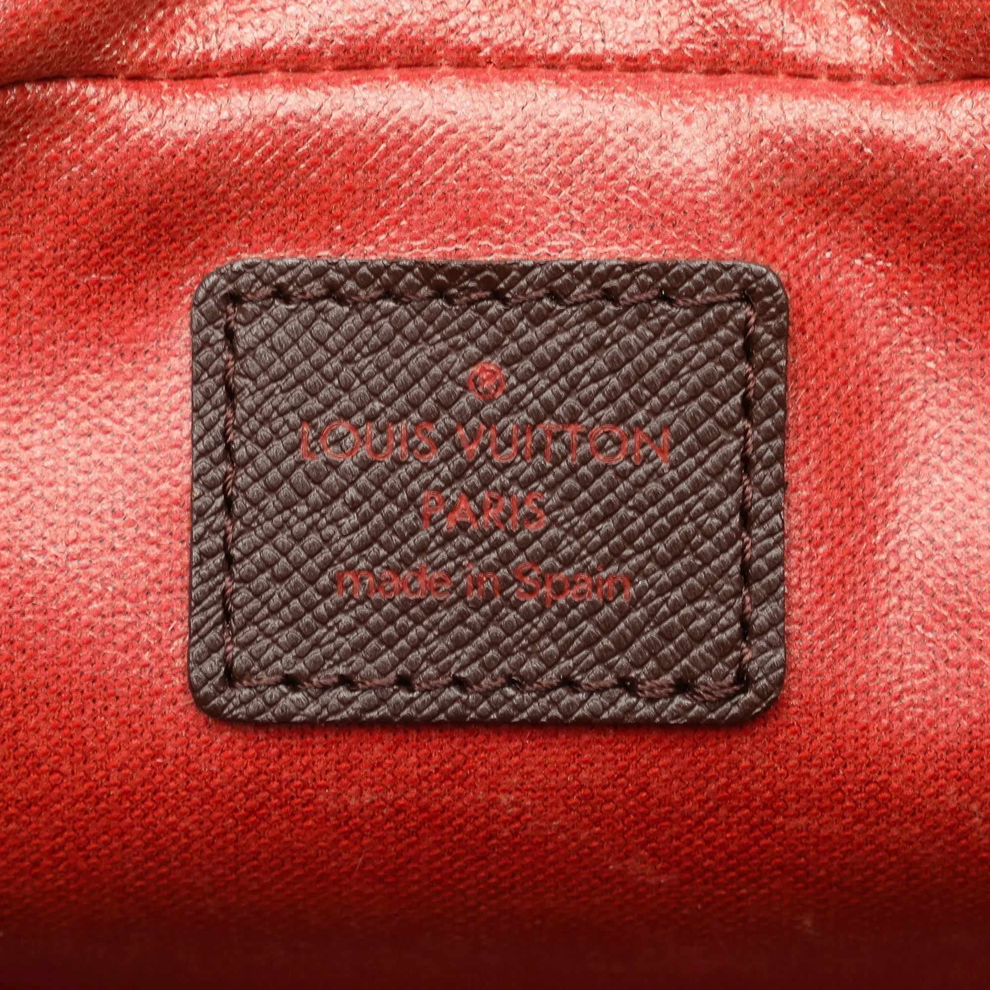 Brown Louis Vuitton Damier Ebene Trousse Toilette 25 Pouch
