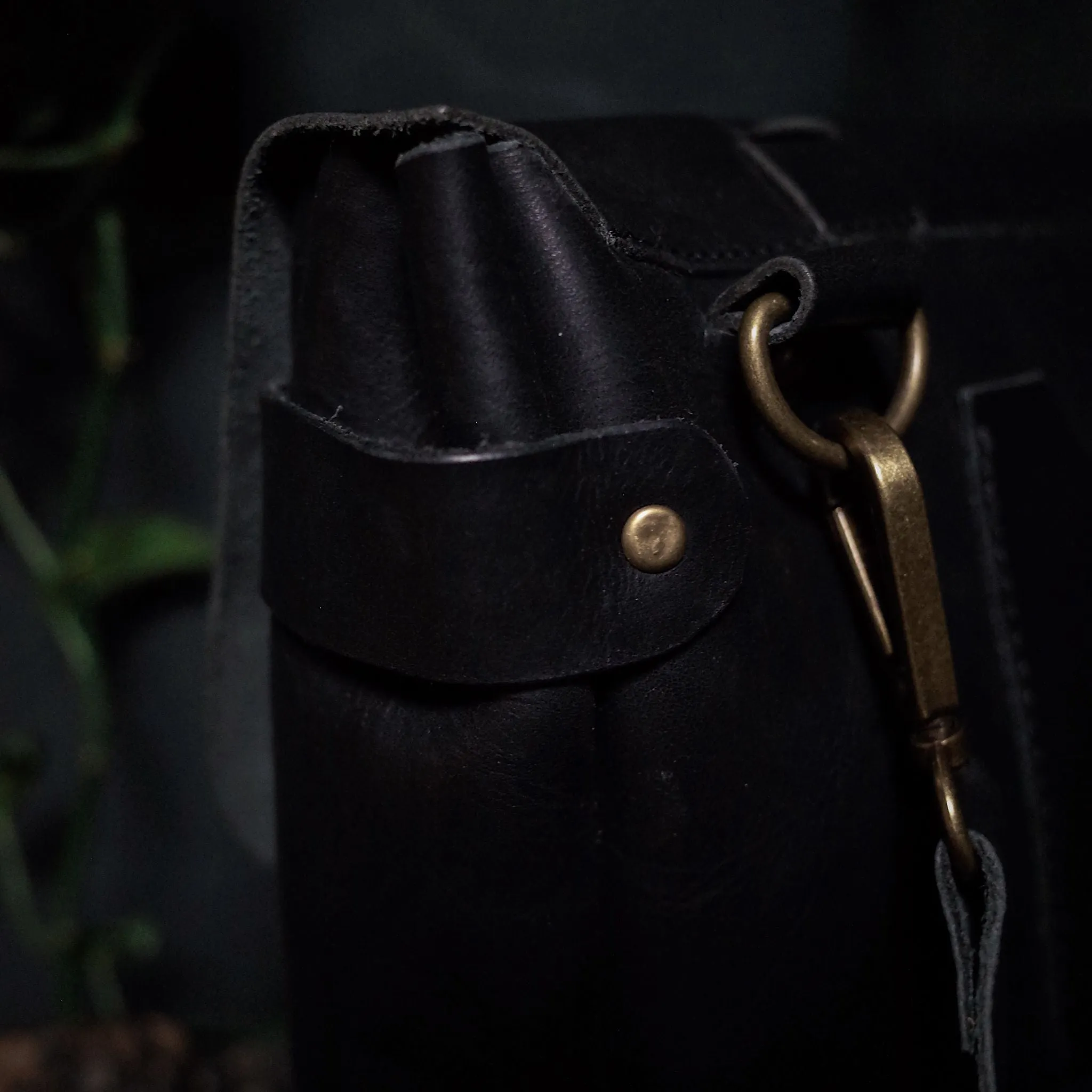 Champlain Leather Satchel – Black Edition