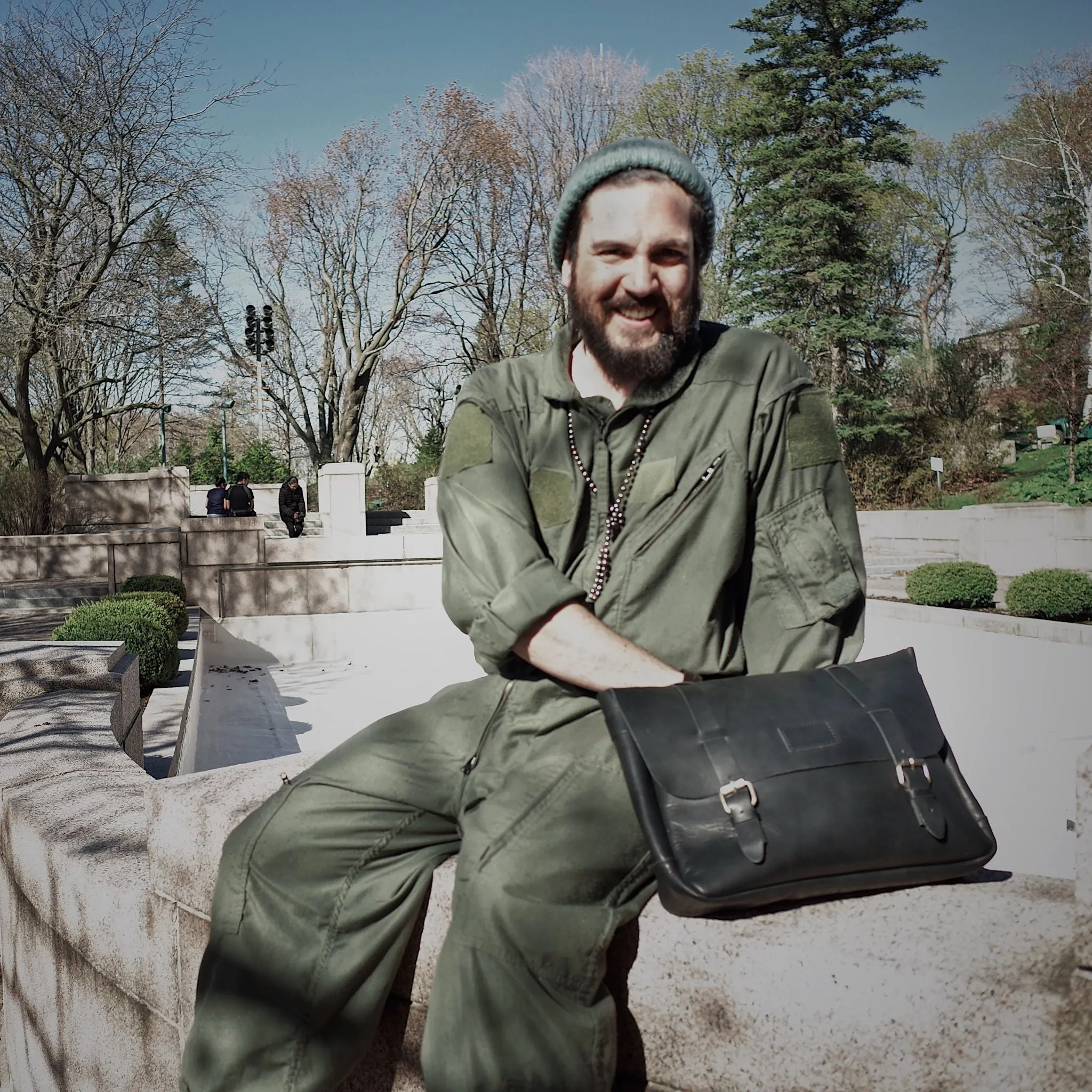 Champlain Leather Satchel – Black Edition
