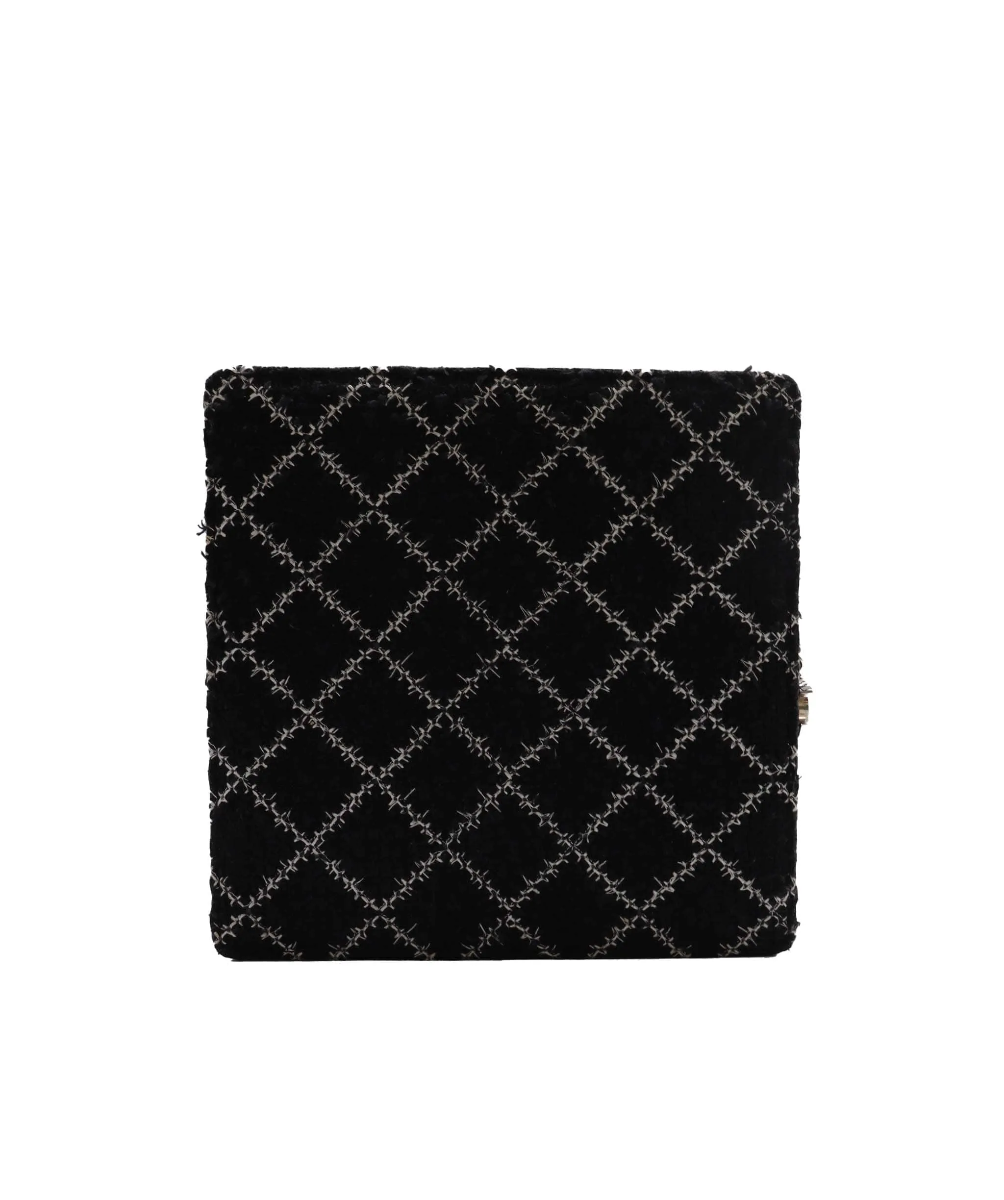 Chanel Clear Plastic Chain and Tweed Shoulder Bag Crossbody  - DXBS2703