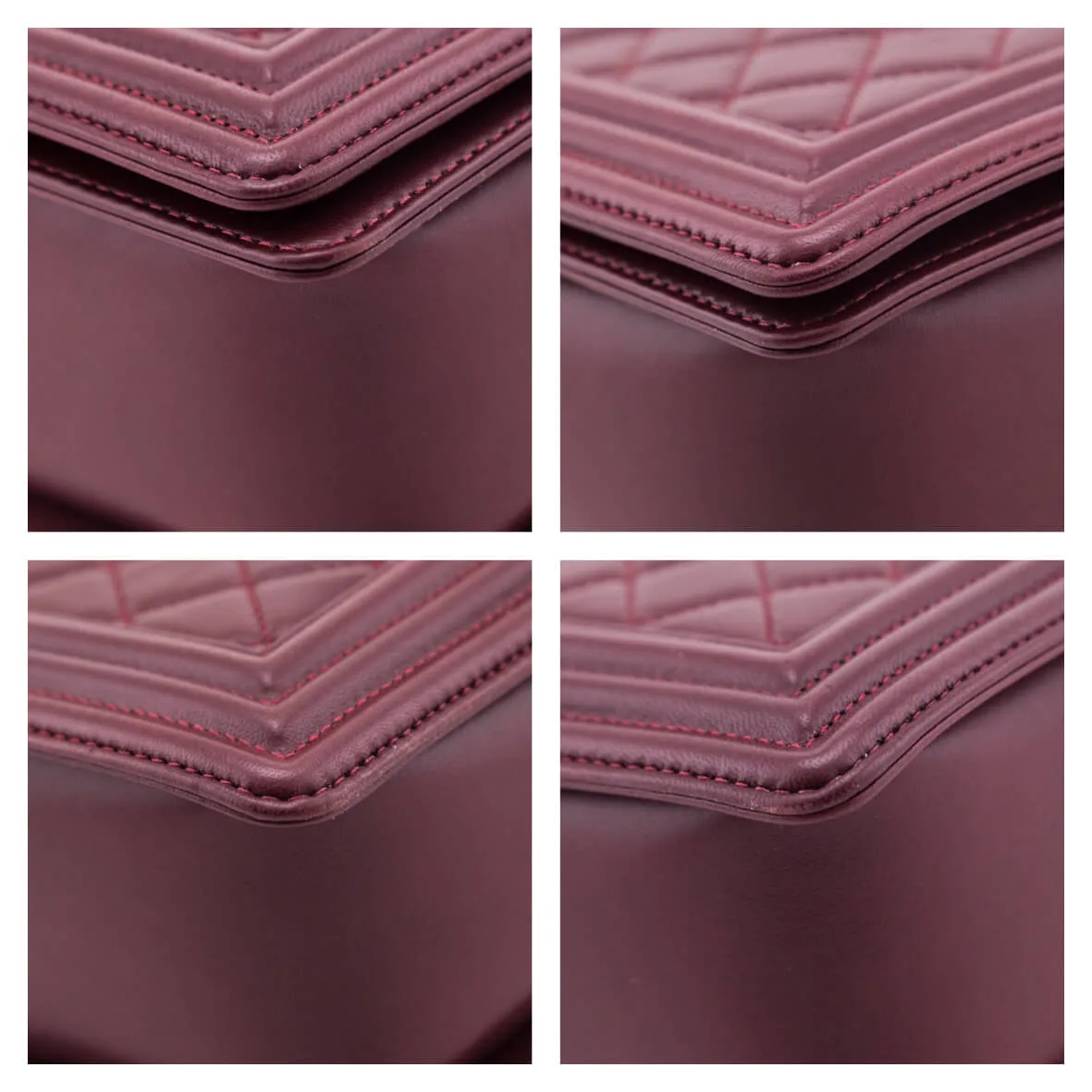 Chanel Red Quilted Lambskin Large Boy Flap Bag