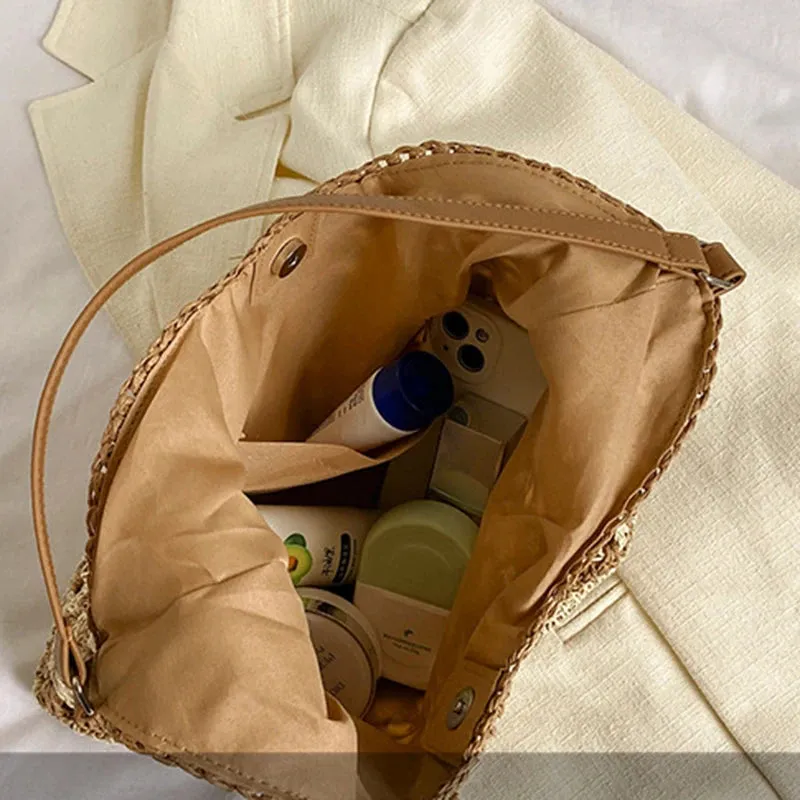 Chic Boho Straw Weave Tote