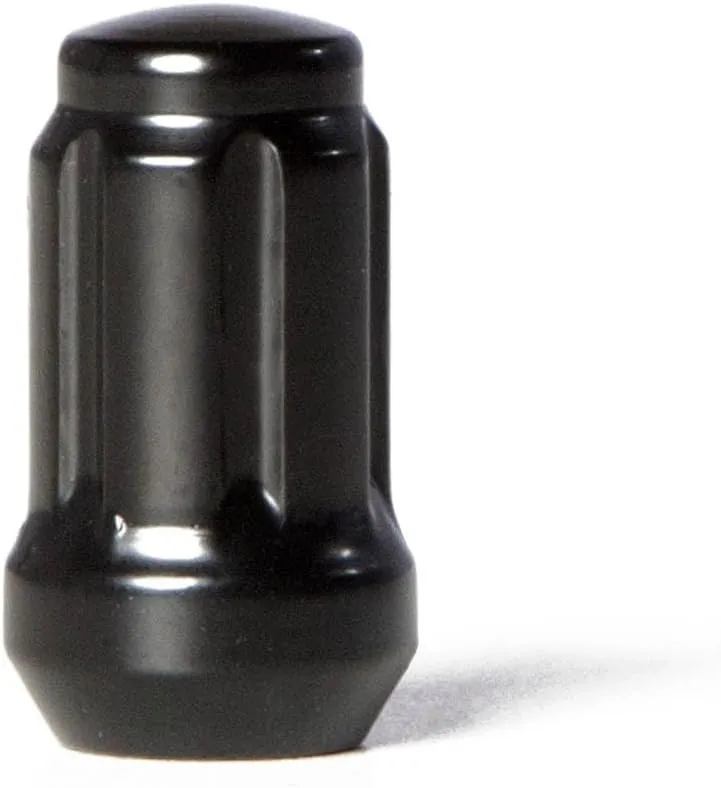 Circuit Performance Spline Drive Tuner Acorn Lug Nuts 1/2x20 (Black, 20 Lug Nuts)