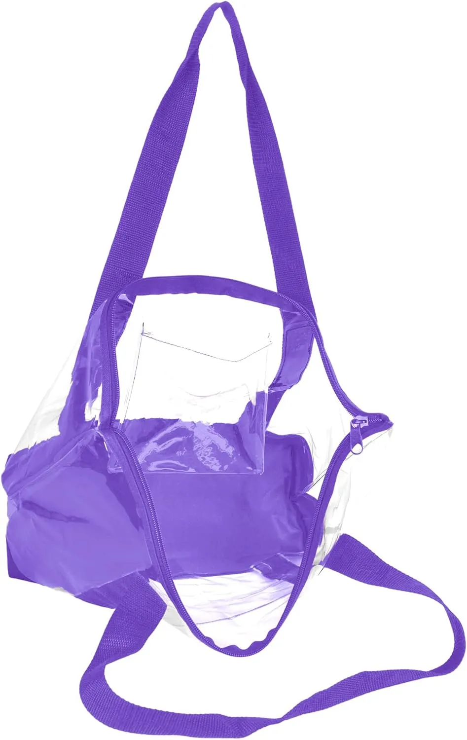 DALIX Clear Shopping Bag Security Work Tote Shoulder Bag Womens Handbag