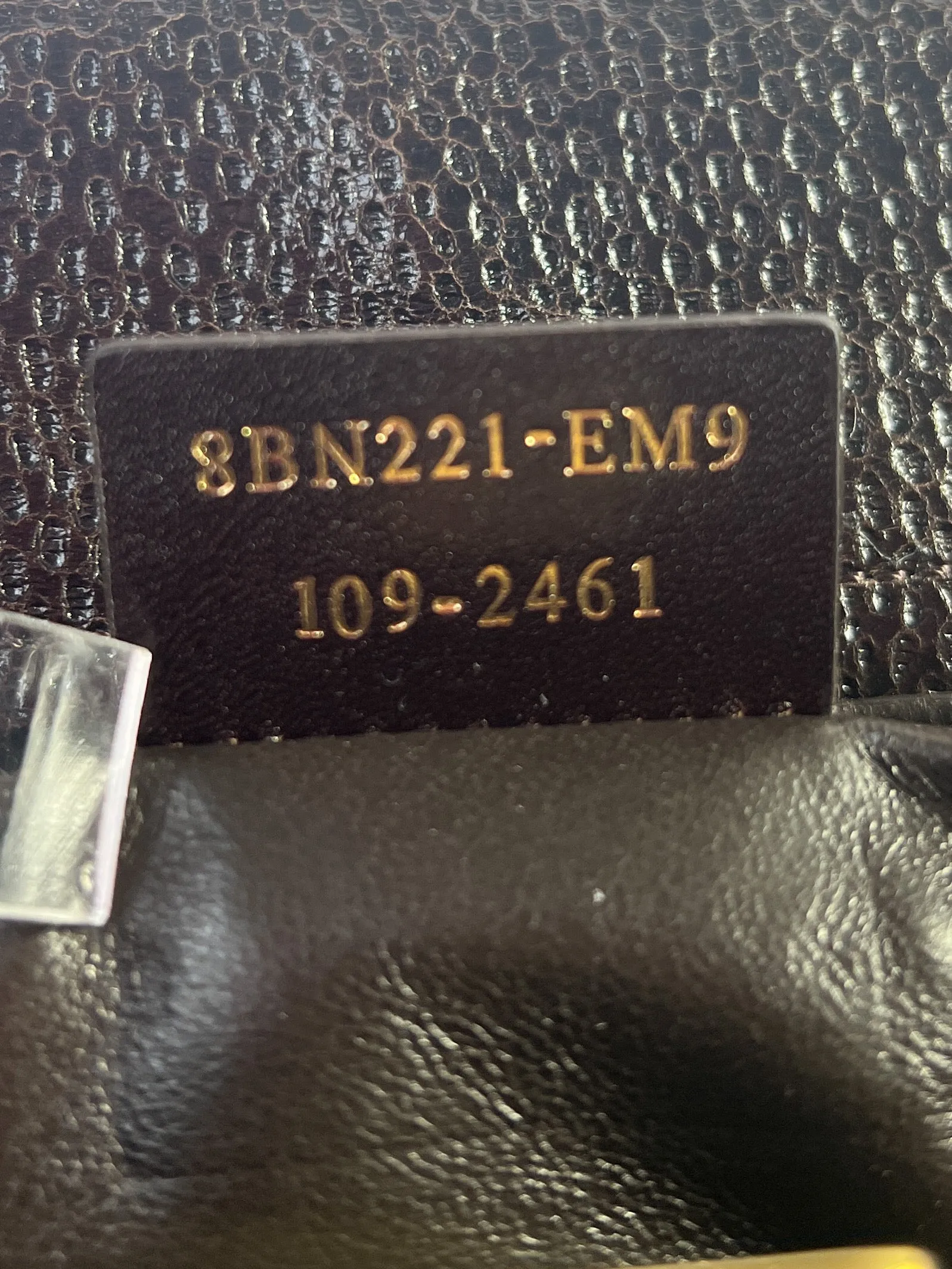 Fendi brown leather Classico No 3 satchel