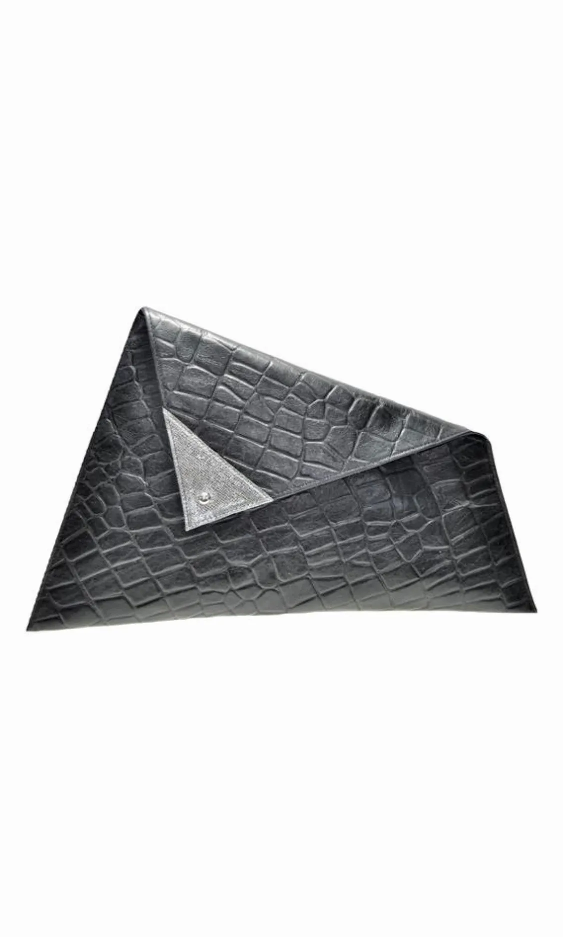 Geometric Clutch. Multicolored evening purse.