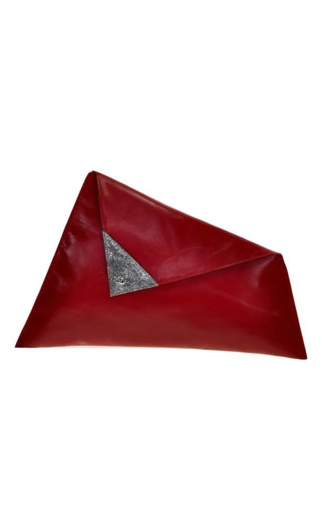 Geometric Clutch. Multicolored evening purse.