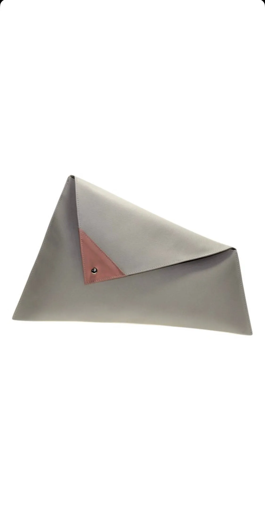 Geometric Clutch. Multicolored evening purse.