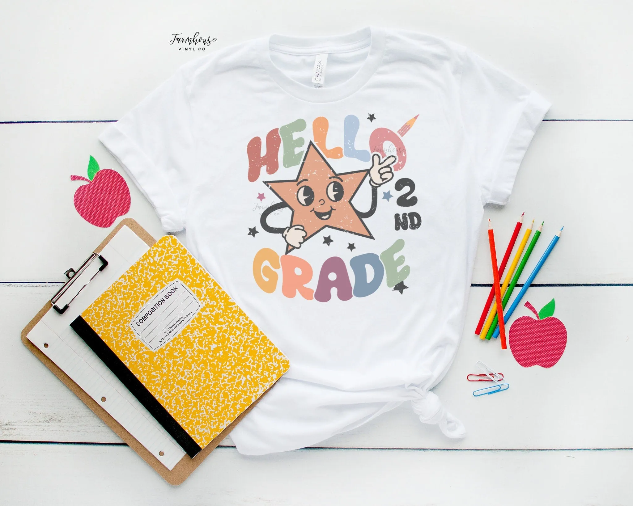 Hello Kindergarten Star Shirt