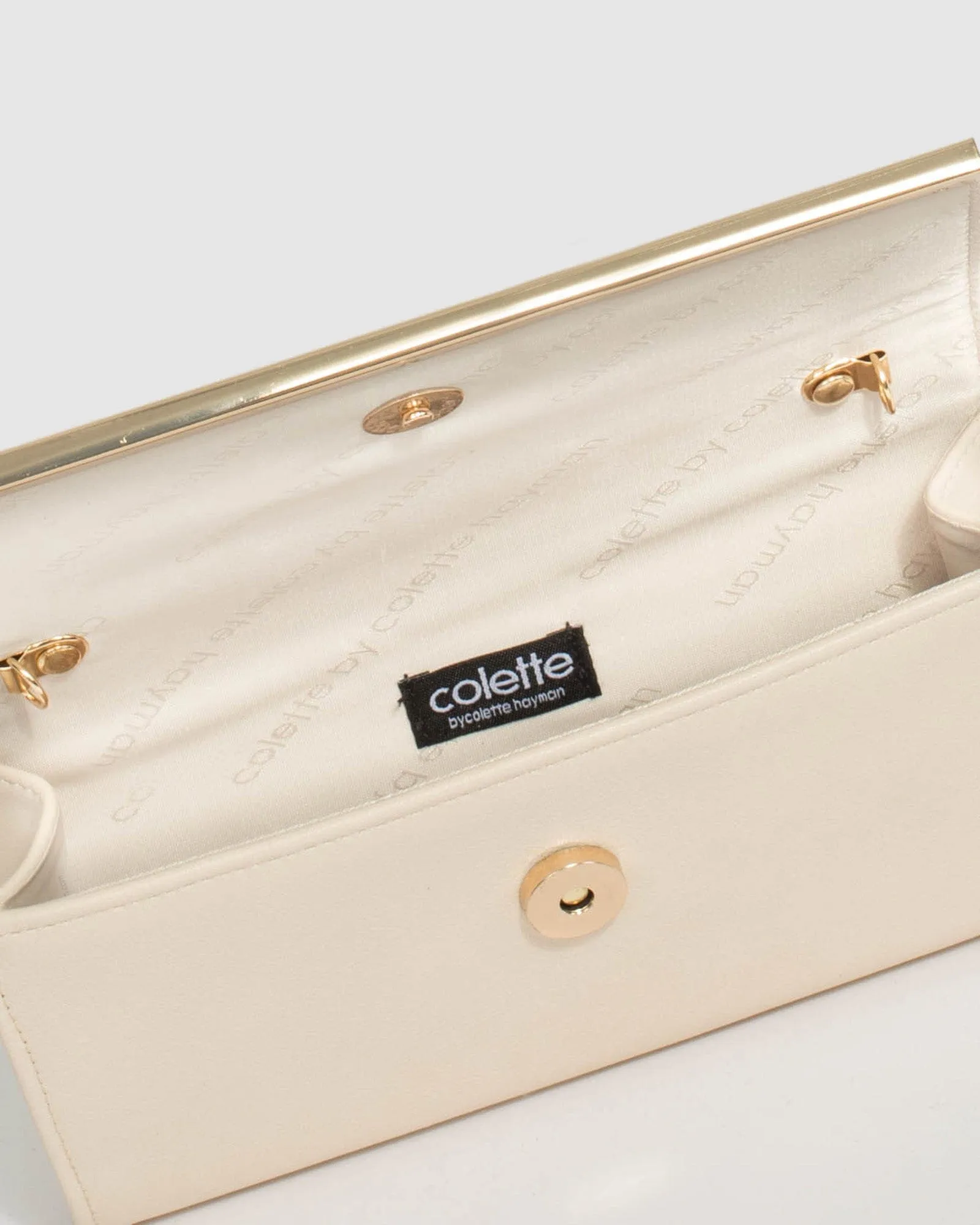 Ivory Gigi Clutch Bag
