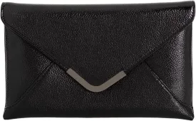 JNB Faux Leather Envelope Clutch Purse