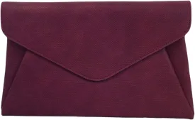 JNB Synthetic Leather Double Pocket Envelop Clutch