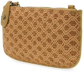 Joy Susan Women's Fashion Purse Lattice Woven Mini Crossbody Wristlet Clutch Hand Bag