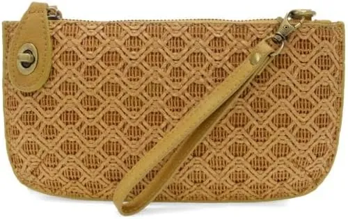 Joy Susan Women's Fashion Purse Lattice Woven Mini Crossbody Wristlet Clutch Hand Bag