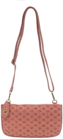 Joy Susan Women's Fashion Purse Lattice Woven Mini Crossbody Wristlet Clutch Hand Bag