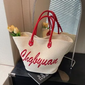 KalonBd straw tote bag