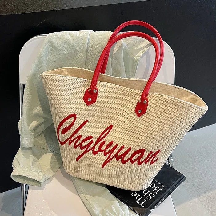 KalonBd straw tote bag