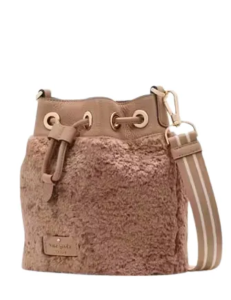 Kate Spade New York Rosie Faux Fur Small Bucket Bag