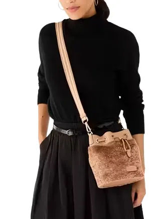 Kate Spade New York Rosie Faux Fur Small Bucket Bag