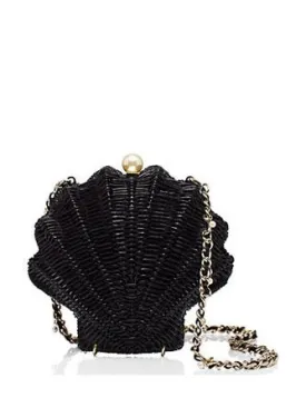 Kate Spade New York Splash Out Wicker Clam Shell Shoulder Bag