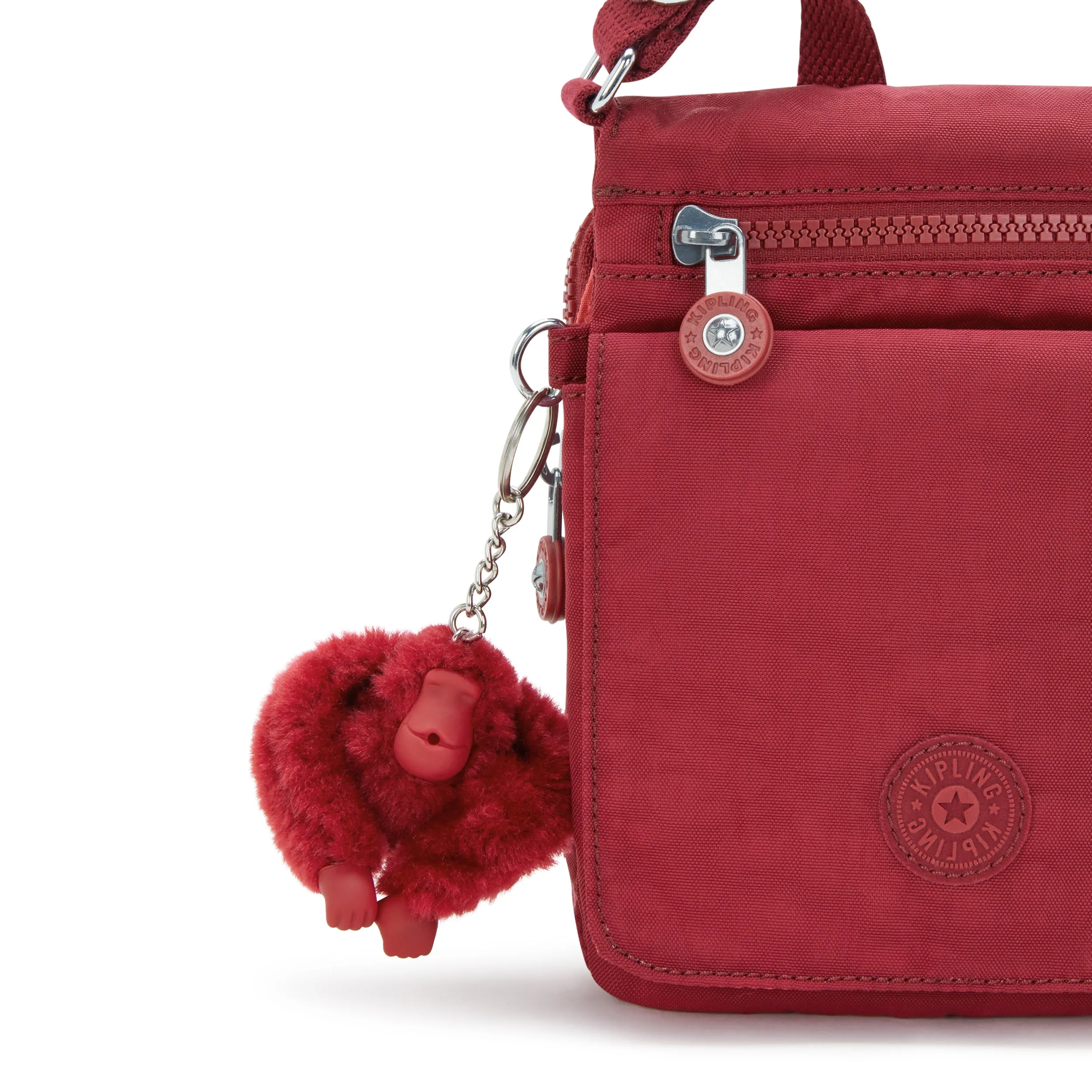 Kipling New Eldorado Funky Red Small Crossbody Bag I7291-4SS
