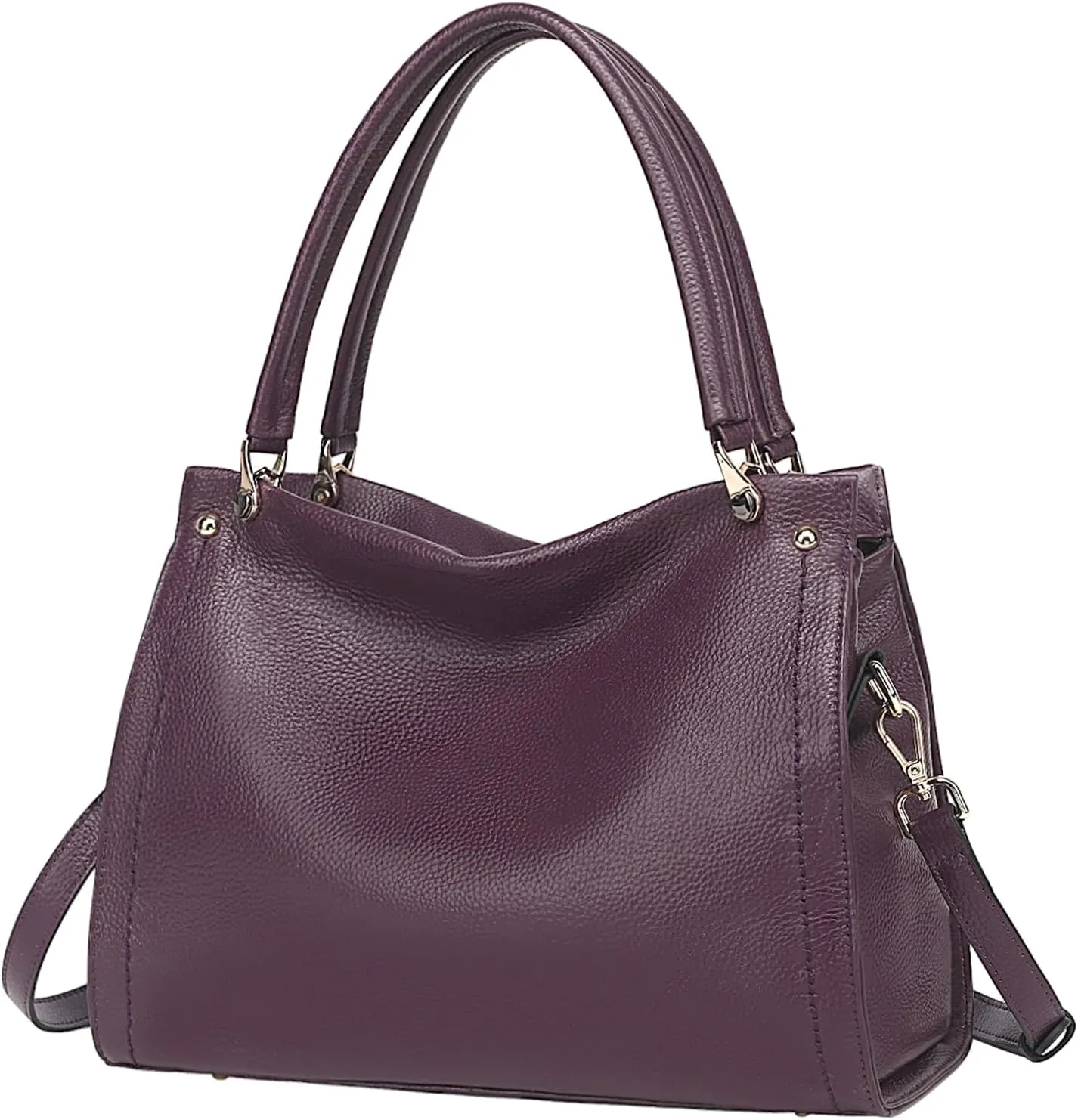 KOGTLA Women Genuine Leather Purses Handbags Tote Bag Shoulder Bag Top Handle Satchel Ladies Crossbody Hobo Bags Bucket Bag