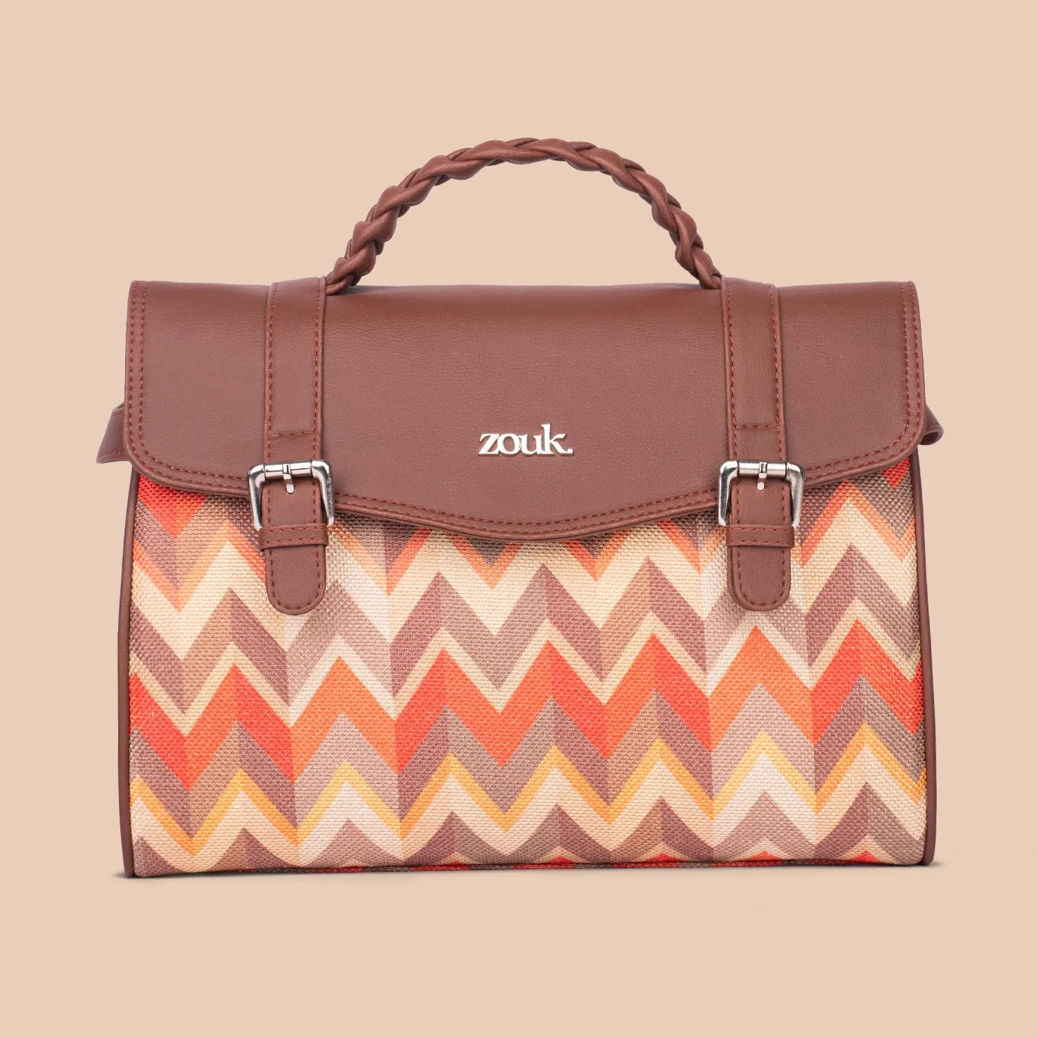 Konkona Heritage Satchel Bag - Tidal Wave
