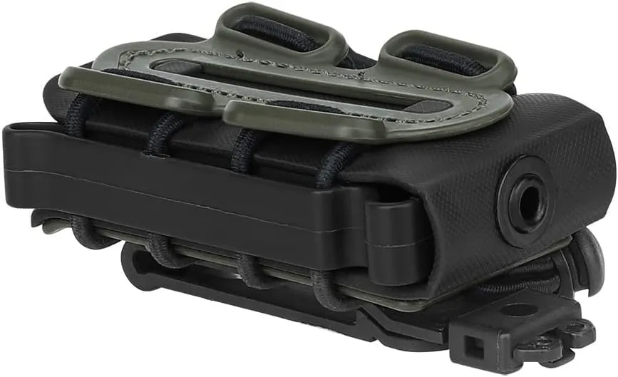 KRYDEX 9mm Pistol Mag Pouch Softshell Magazine Pouch Tactical Magazine Holder Short