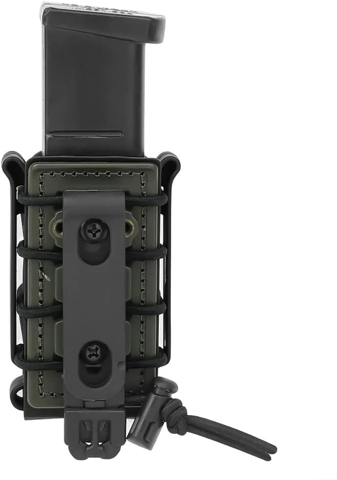 KRYDEX 9mm Pistol Mag Pouch Softshell Magazine Pouch Tactical Magazine Holder Short