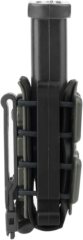 KRYDEX 9mm Pistol Mag Pouch Softshell Magazine Pouch Tactical Magazine Holder Short
