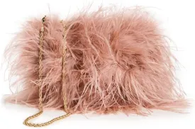 Loeffler Randall Women's Zahara Mini Feather Pouch