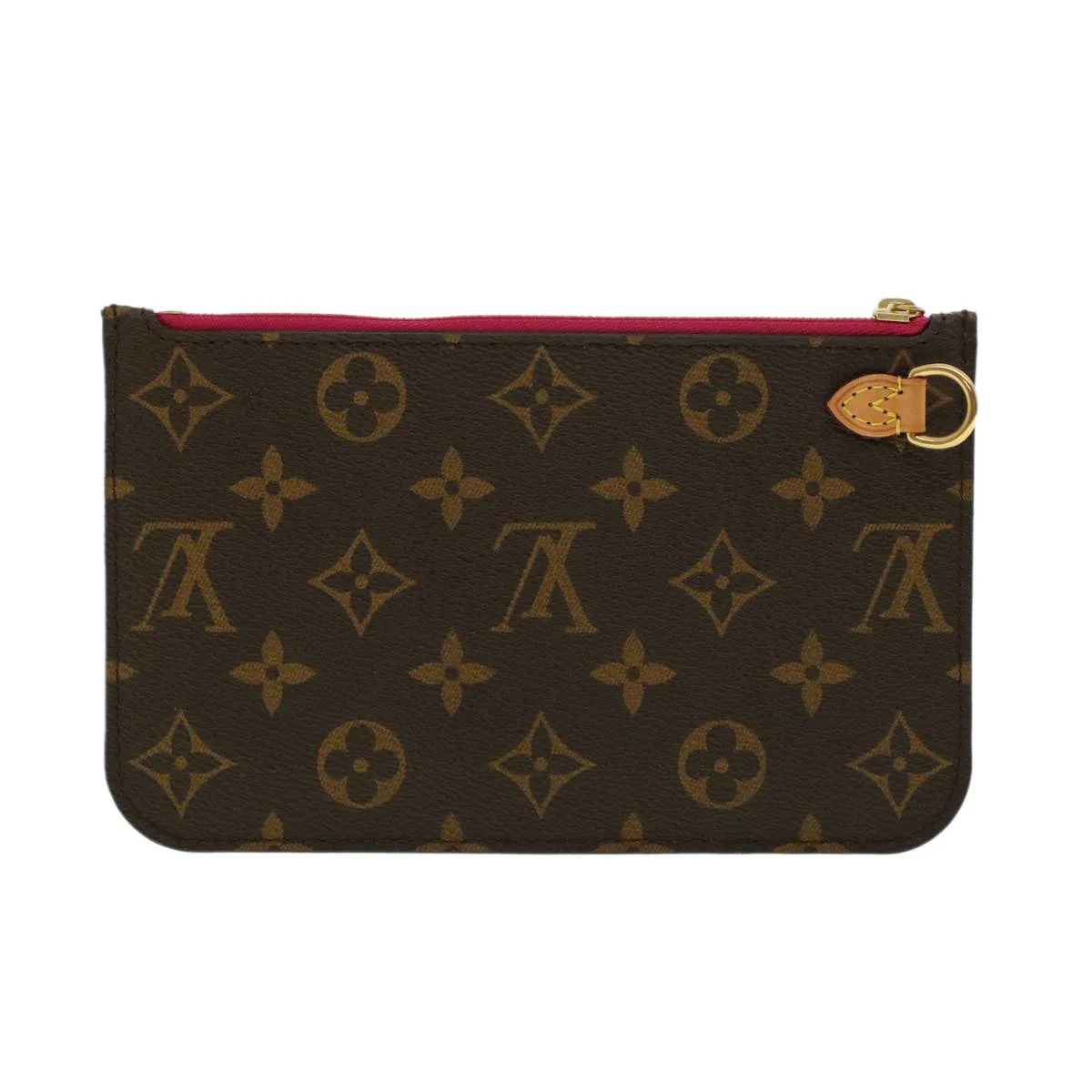 Louis Vuitton Pochette Neverfull  Canvas Clutch Bag ()